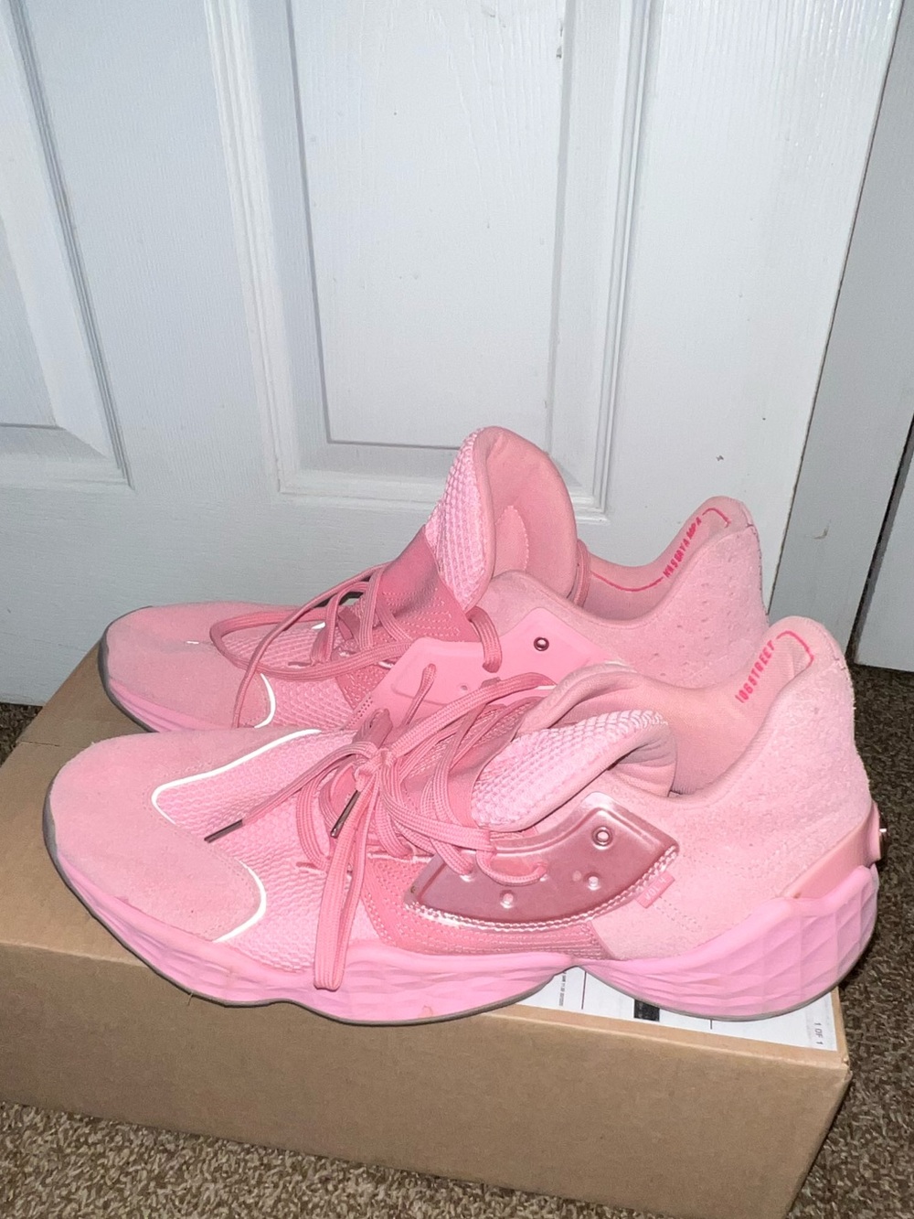 adidas Men’s Pink Athletic Sneakers